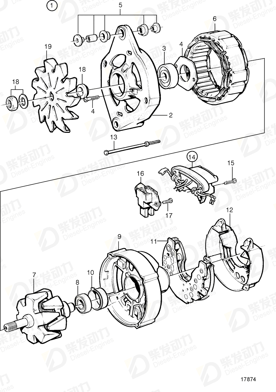 沃尔沃 调节器 1089451 图纸